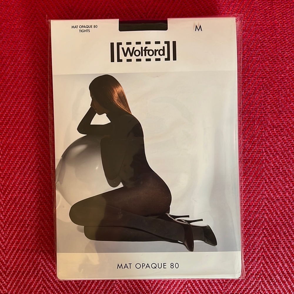 Treat yourself to the best tights! Wolford mat opaque 80 tights size M.